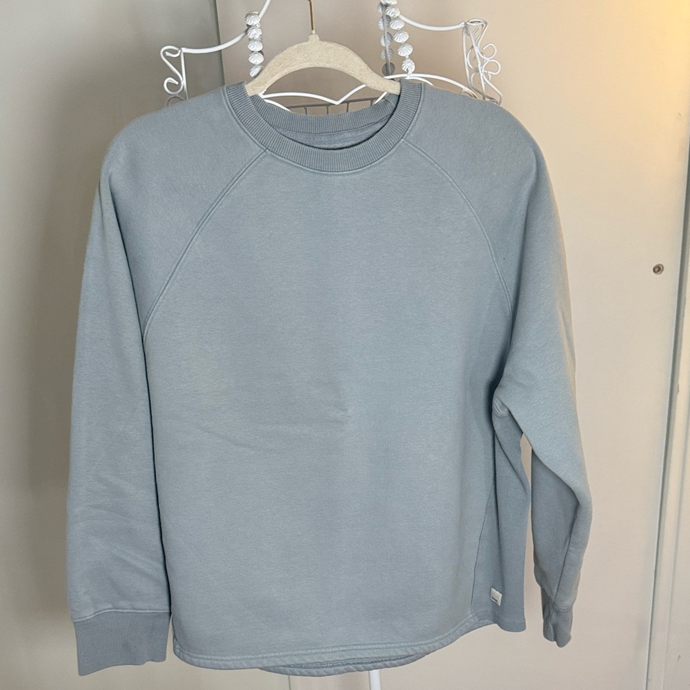 Vuori Women’s Crewneck Sweatshirt Heather Blue Size Medium